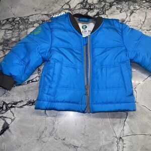 Buckle Me 6-9 Months Baby Coat Blue NEW Toast